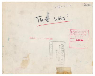 Lot #3093 The Who Original Photograph (1965) - Image 2