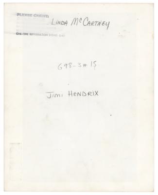 Lot #3060 Jimi Hendrix Photograph by Linda McCartney - Image 2