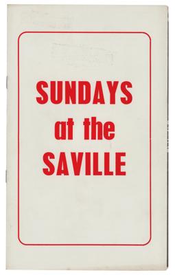 Lot #3056 Jimi Hendrix Experience 1967 'Sundays at the Saville' Program and Ticket Stub - Image 3