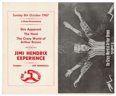 Lot #3056 Jimi Hendrix Experience 1967 'Sundays at the Saville' Program and Ticket Stub - Image 4