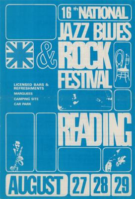 Lot #3257 AC/DC and Rory Gallagher: 16th National Jazz Blues Rock Festival Handbill (1976)