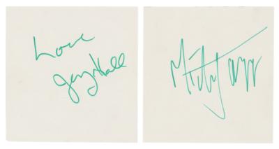 Lot #3074 Mick Jagger and Jerry Hall Signatures
