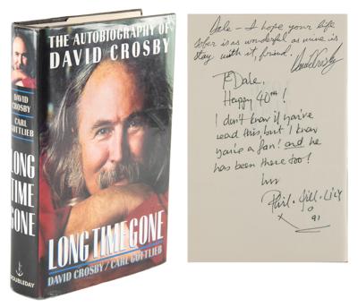 Lot #3276 David Crosby and Phil Collins Signed Book - Image 1