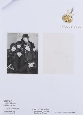 Lot #3004 Beatles Signed Magazine Poster (1963) - Image 11