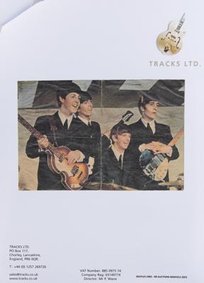 Lot #3004 Beatles Signed Magazine Poster (1963) - Image 13