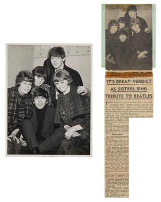 Lot #3004 Beatles Signed Magazine Poster (1963) - Image 6