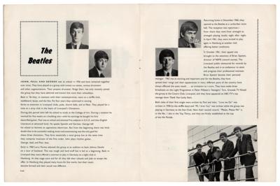 Lot #3012 Paul McCartney Signed 1963 Program - Image 2