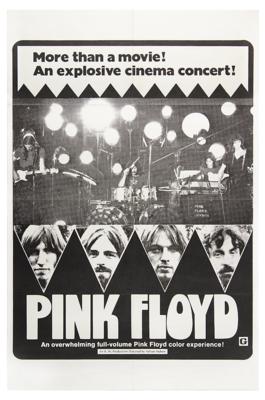 Lot #3108 Pink Floyd 1972 Live at Pompeii Movie Poster