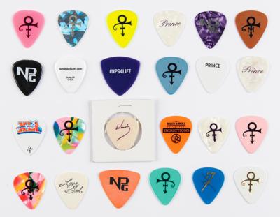 Lot #3550 Prince and New Power Generation Guitar Pick Collection (24)
