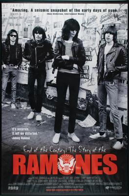 Lot #3444 Ramones: End of the Century Poster Signed by Photographers - Image 3