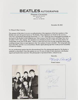 Lot #3002 Beatles Signed Photograph: 'Star Pics' (1963) - Image 4