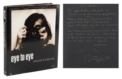 Lot #3249 Graham Nash Signed Book with Handwritten Lyrics to 'Our House'