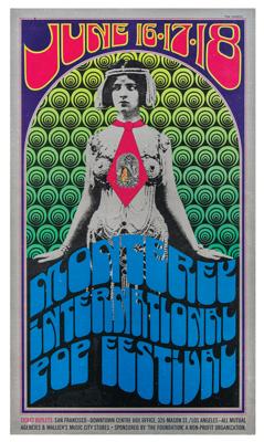 Lot #3170 Monterey International Pop Festival 1967 Rare Original Poster