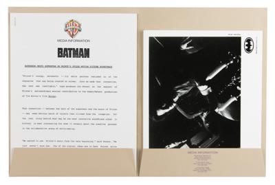 Lot #3648 Prince: Batman Album Press Kit (Tim