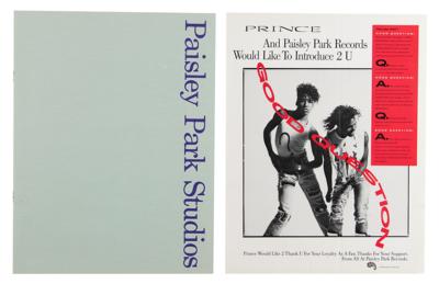 Lot #3652 Prince: Paisley Park Brochure