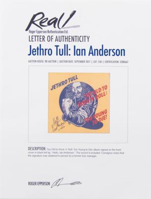 Lot #3290 Jethro Tull: Ian Anderson (3) Signed Albums - Image 3