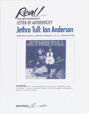 Lot #3290 Jethro Tull: Ian Anderson (3) Signed Albums - Image 4