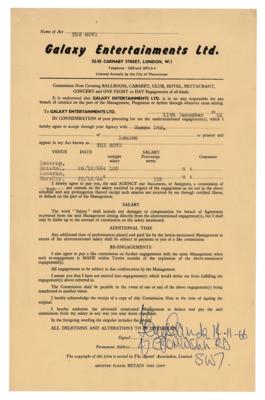 Lot #3299 The Move: Tony Secunda Document Signed - Image 1