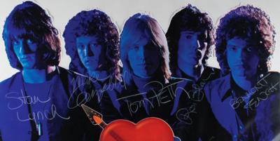 Lot #3386 Tom Petty and the Heartbreakers Signed Oversized 1978 Vinyl Promo Poster - Image 2