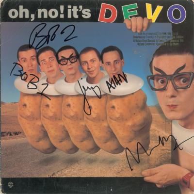 Lot #3472 Devo Signed Album