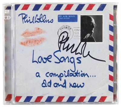 Lot #3467 Phil Collins Signed CD