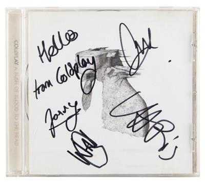 Lot #3660 Coldplay Signed CD