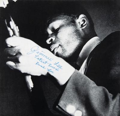 Lot #3126 American Folk Blues Festival 1965 Signed Program with Lenoir and Guy - Image 3