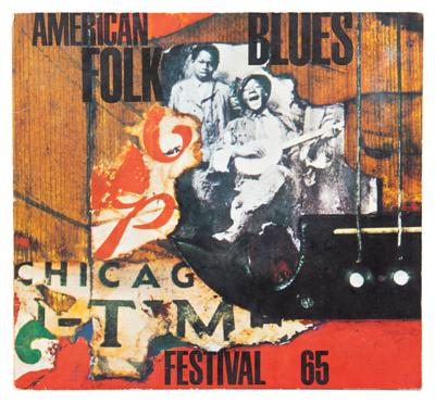 Lot #3126 American Folk Blues Festival 1965 Signed Program with Lenoir and Guy - Image 5