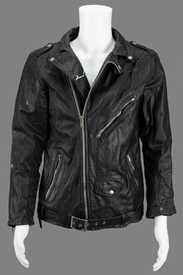 Lot #3394 Joey Ramone's Stage-Worn Leather Jacket