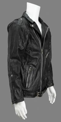 Lot #3394 Joey Ramone's Stage-Worn Leather Jacket - Image 5