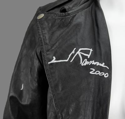 Lot #3394 Joey Ramone's Stage-Worn Leather Jacket - Image 3