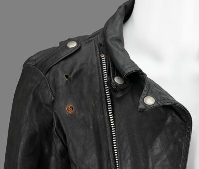 Lot #3394 Joey Ramone's Stage-Worn Leather Jacket - Image 8