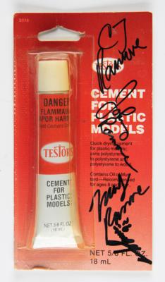 Lot #3419 Ramones Signed Testors Model Glue