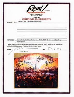 Lot #3244 Fleetwood Mac Signed Promo Foldout Card - Image 3