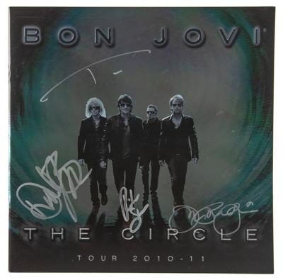 Lot #3461 Bon Jovi Signed Program