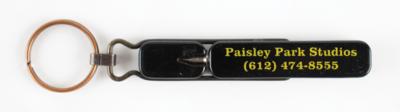 Lot #3650 Prince: Paisley Park Ray-Ban Sunglasses, Keychain, and Brochure - Image 2