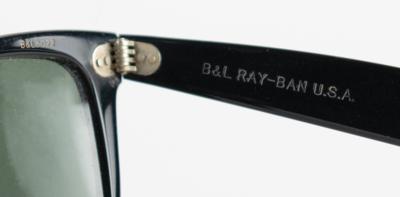 Lot #3650 Prince: Paisley Park Ray-Ban Sunglasses, Keychain, and Brochure - Image 6