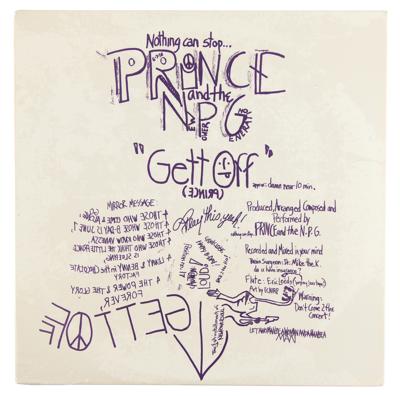 Lot #3604 Prince and The New Power Generation 'Gett Off' Limited Edition Vinyl Single - Image 1