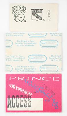 Lot #3609 Prince Lovesexy Cassette and Tour Passes - Image 2