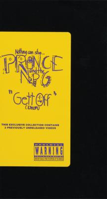 Lot #3573 Prince 'Gett Off' Music Video RIAA Gold Sales Award - Image 2