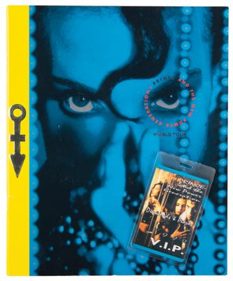 Lot #3633 Prince 1992 Diamonds and Pearls Tour Program and VIP Pass - Image 1