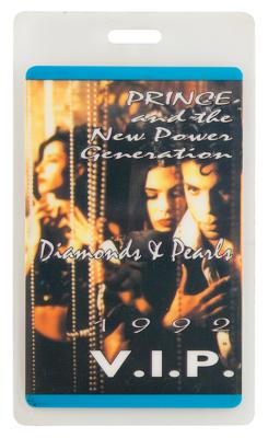 Lot #3633 Prince 1992 Diamonds and Pearls Tour Program and VIP Pass - Image 2