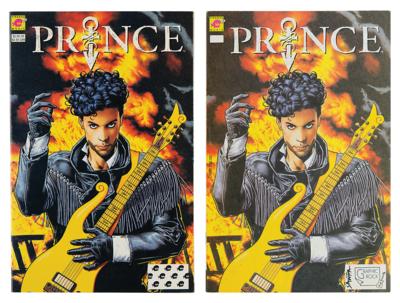 Lot #3566 Prince 1991 Comic Book Printer's Proof/Mock-up and International Versions - Image 2