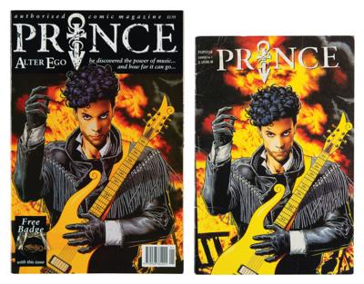 Lot #3566 Prince 1991 Comic Book Printer's Proof/Mock-up and International Versions - Image 3