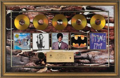 Lot #3572 Prince Gold ARIA Award for Five Albums