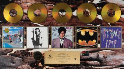 Lot #3572 Prince Gold ARIA Award for Five Albums - Image 2