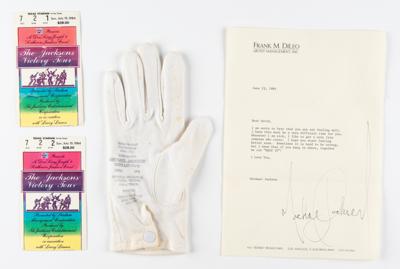 Lot #3529 Michael Jackson Typed Letter Signed and 'Thriller Party' Glove Invitation - Image 4