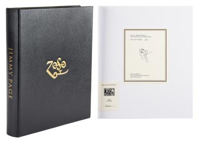 Lot #3101 Jimmy Page Signed Limited Edition Book