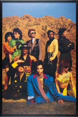 Lot #3565 Prince and Band Signed 1988 Lovesexy Tour Poster - Image 3