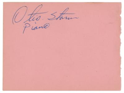 Lot #3140 Otis Spann Signature - Image 1